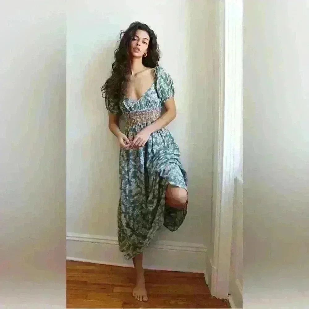 Free people Ellie printed maxi